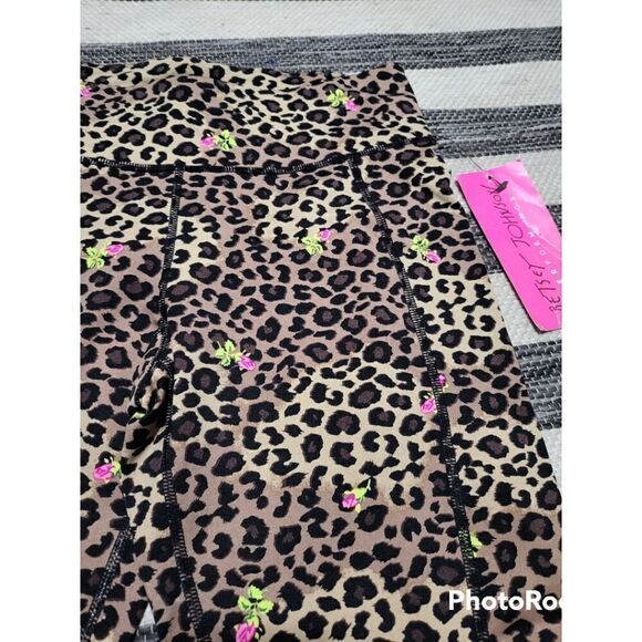 NWT! Betsey Johnson Crop Leggings - Picture 2 of 3